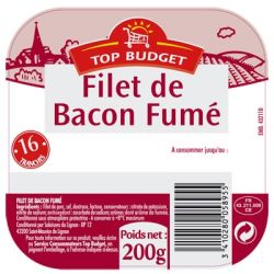 Top Budget T.Budget Bacon 16Tr 200G