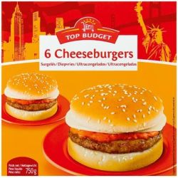 Top Budget T.Budget Cheeseburgers X6 750G