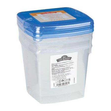 Top Budget Tb Lot Boites 3X0,75L Bleu