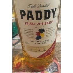 Paddy Whisky Irish Whiskey 40% : La Bouteille D'1L