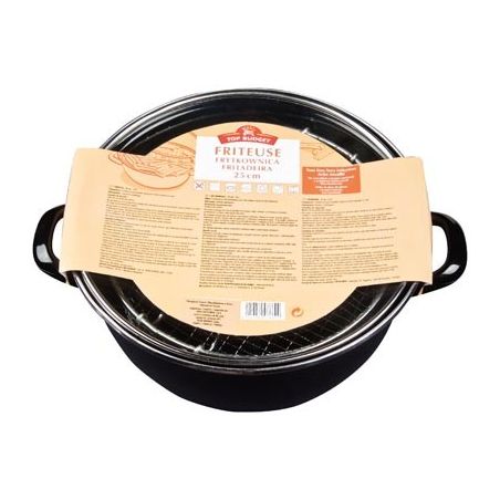 Top Budget Tb Friteuse Acier Email 25Cm