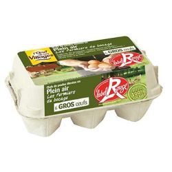 Bte 6 Œufs Lab.Rge Gros