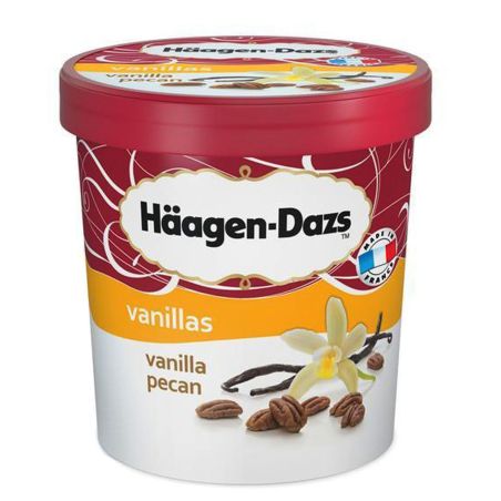 Haagendazs Pot Vanil.Pecan 500Ml 430G Hd