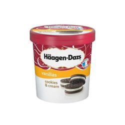 Haagen-Daz 500Ml Glace Cookies & Cream Haagen Daz