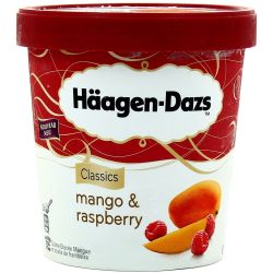 Haagen-Daz 500Ml Glace Mango Raspberry Haagen Daz