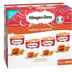 Haagendazs Hd Mini Salted Caramelx4 348G