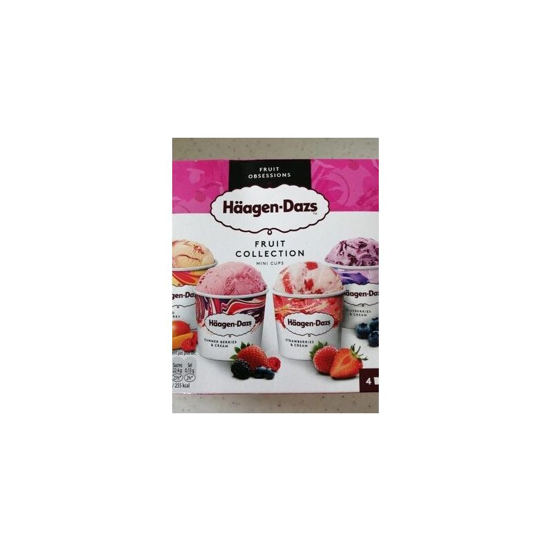 Haagen-Dazs Hg Mini Pots Fruits Coll326G
