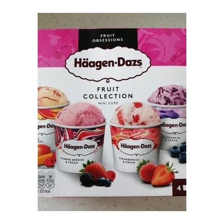 Haagen-Dazs Hg Mini Pots Fruits Coll326G