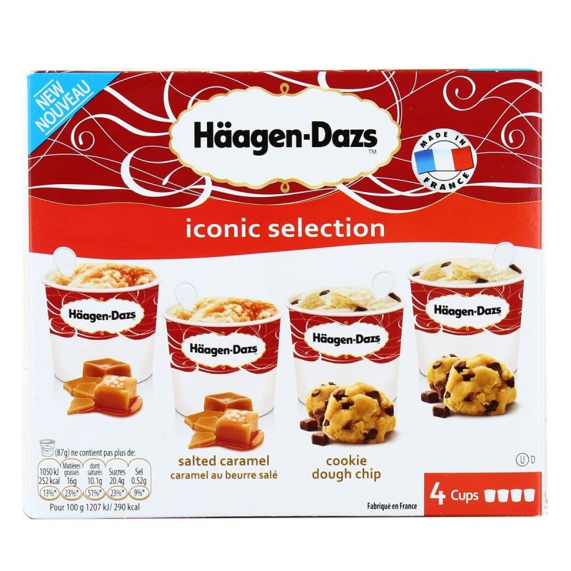 Häagen-Dazs 4 Minicup Iconic Selection