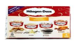 Haagen-Daz 4X100Ml Minicup Vanilla Attrac