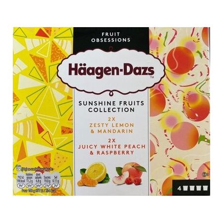 Haagendazs Hdmini Pot Peach Rasp 324G