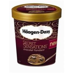 Haagen-Daz 457Ml Glace Secret Sensation Chocolat Fondant