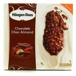 Haagen-Daz 3 Batonnets Glaces Chocolat Amandes 210G Haagen Daz