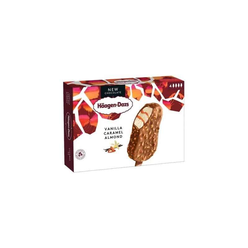 Haagen-Dazs Hd Bat Van/Car Almond X4 280G