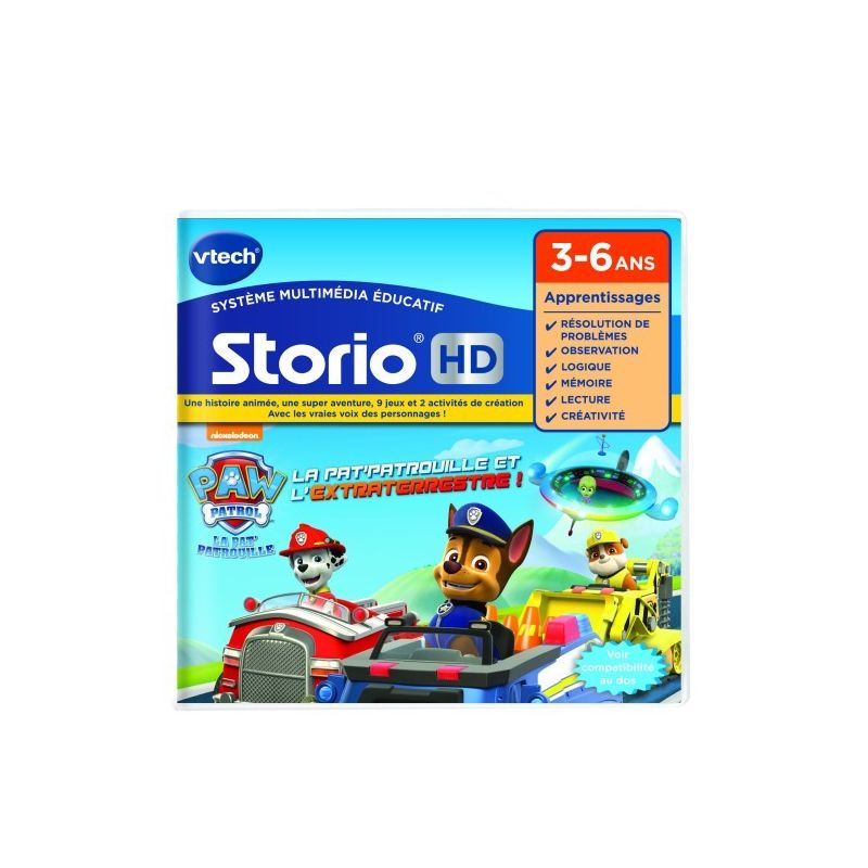 V-Tech Jeu Hd Storio -Pat Patrouill