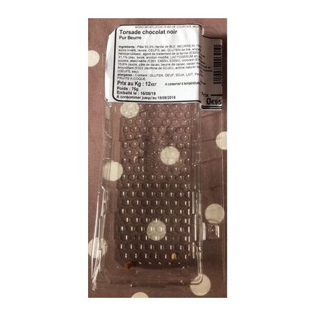 Bridor 90G Torsade Chocolat