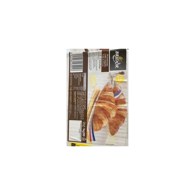 Bridor 20X60G Croissant Au Beurre