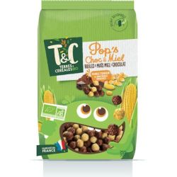 Terres & Cereales 300G Pops Chocolat Miel Bio Tc