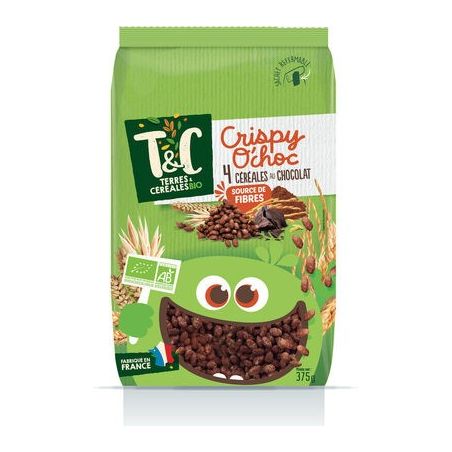 Terres & Cereales 375G Crispy O Choc Bio T&C