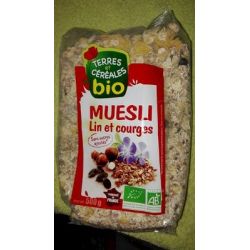 Terres&Cereales 500G Muesli Lin Courges Tc
