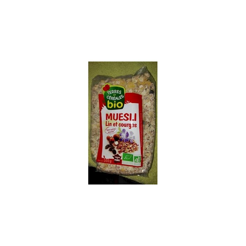 Terres&Cereales 500G Muesli Lin Courges Tc