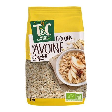 Terres&Cereales 1K Flocon Avoine Bio