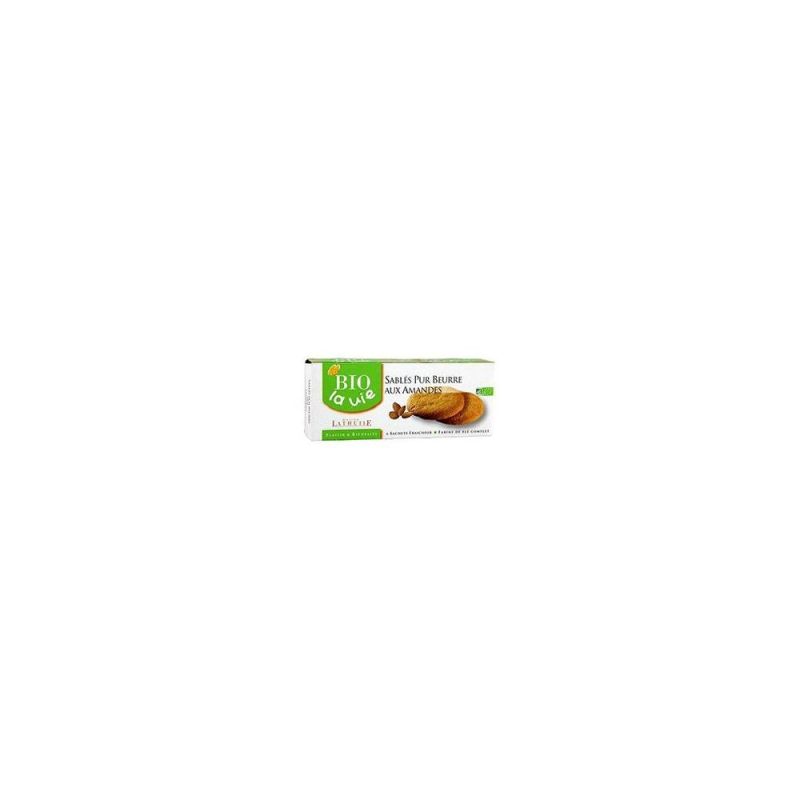 Bio La Vie 120G St6X2 Sables Pur Beurre Amandes