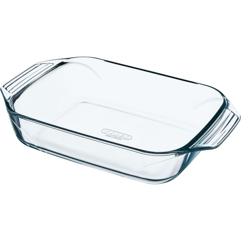 Pyrex Plat Rect. + Poig. 30X20