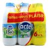 Lactel Lait Bio Demi Ecr.6X1L