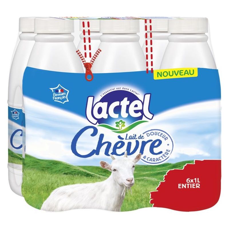 Lactel Lait Chev Ent Uht 6X1L