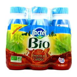 Lactel Bio Choc/Caramel Bt6X50
