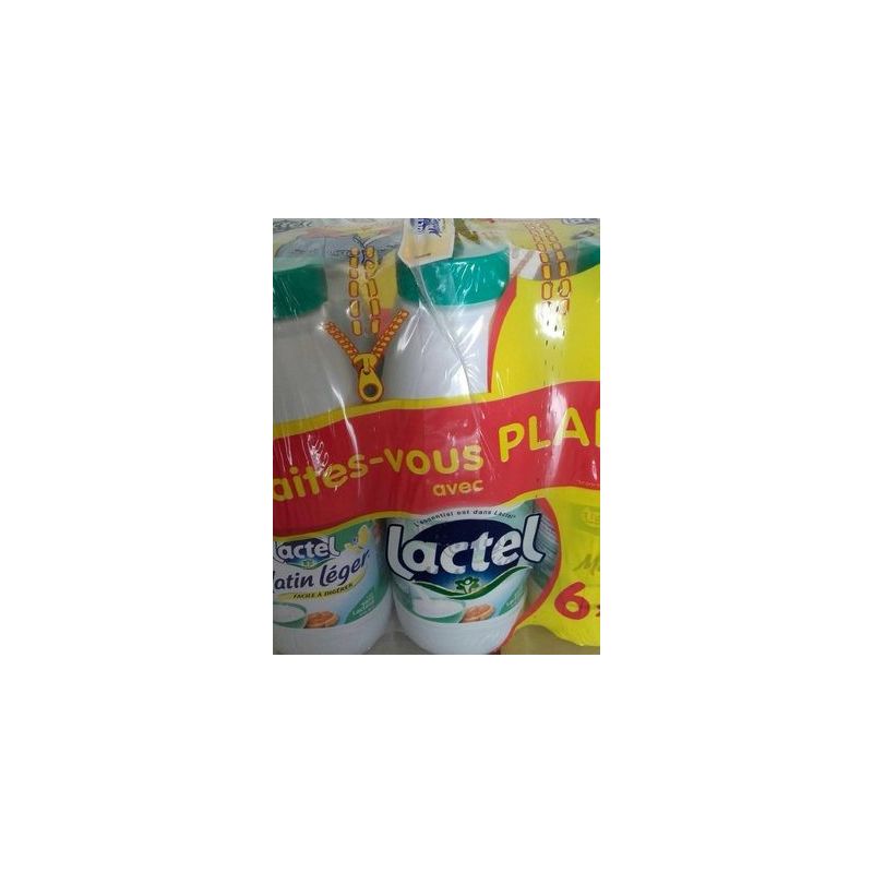 Lactel Lait Ecre.6X1L Ble Matin Leger