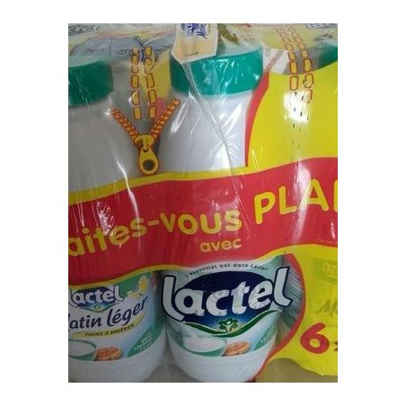 Lactel Lait Ecre.6X1L Ble Matin Leger