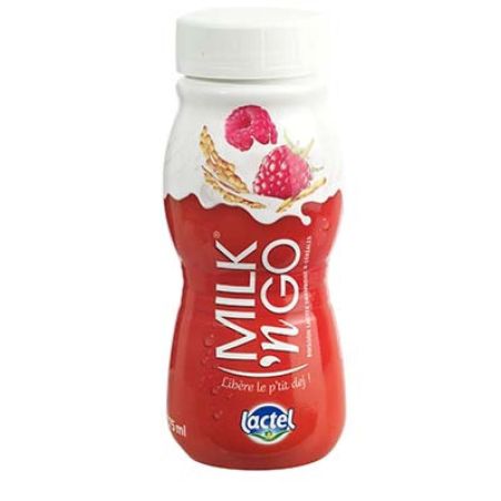 Lactel 275Ml Framboise Bp Uht Milk N Go