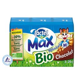 Lactel Bio Lt Max Choco 3X20Cl