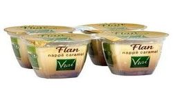 Vrai 4X125G Flan Caramel Bio