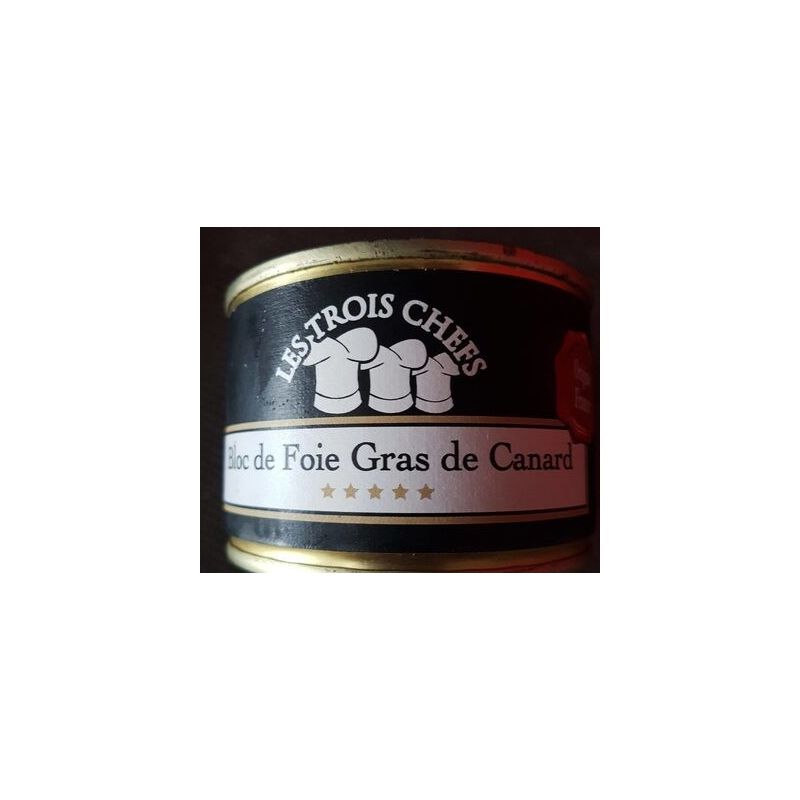 Bloc Foie Gras De Canard Boite Fer 150G. 3Chefs