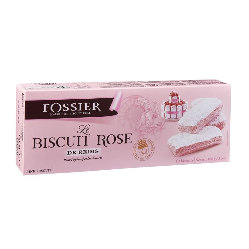 Biscuit Reims Rose 100G.