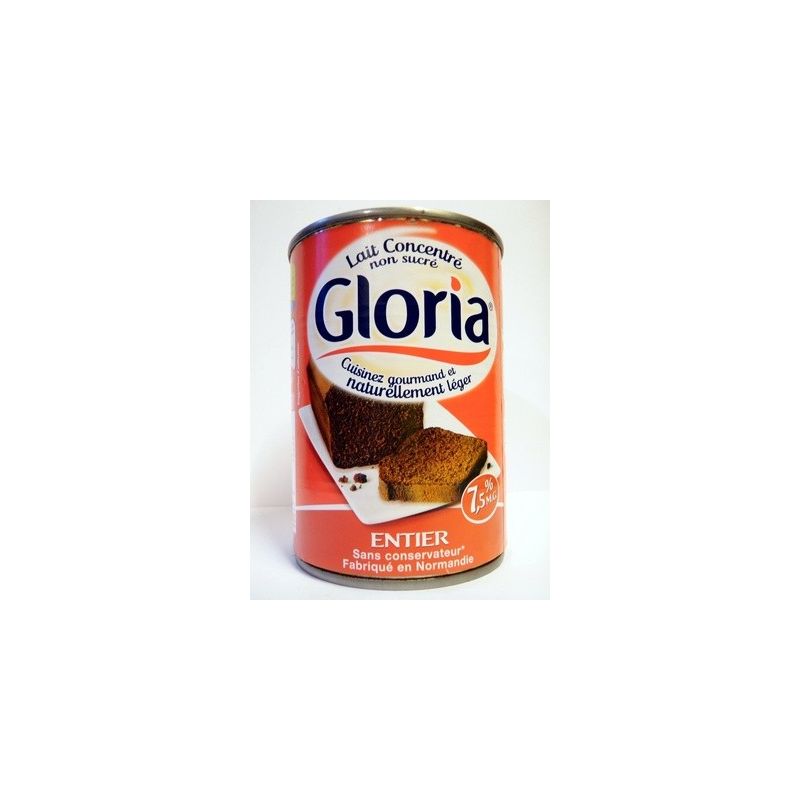 Gloria Boit.410G Lait Entier Non Sucre