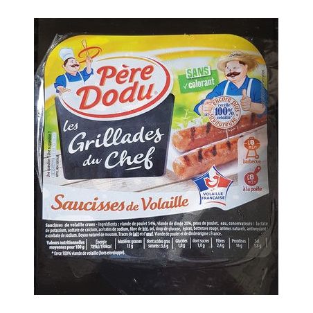 1Er Prix 600G 12Xsaucisse Volail.S/A Df