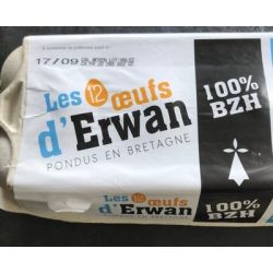 Oeuf Erwan X12 Sol Cal.Moy700G