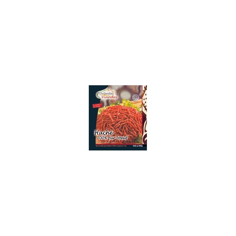 Oriental Viande 800G Hache 100% P.Boeuf Halal