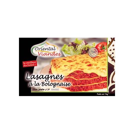 Oriental Viande Viandes Lasagne Bolognaise Hallal 1Kg