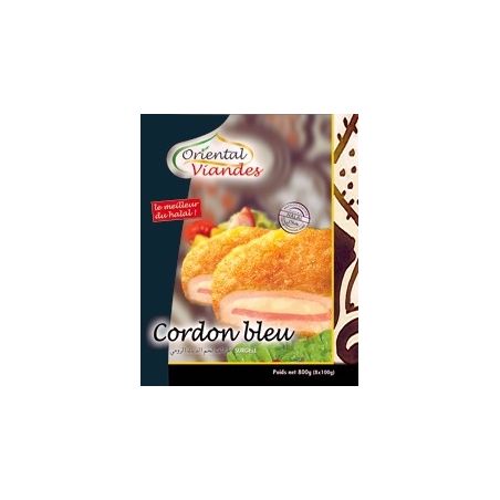 Oriental Viande Viandes Cordon Bleu Hallal 800G