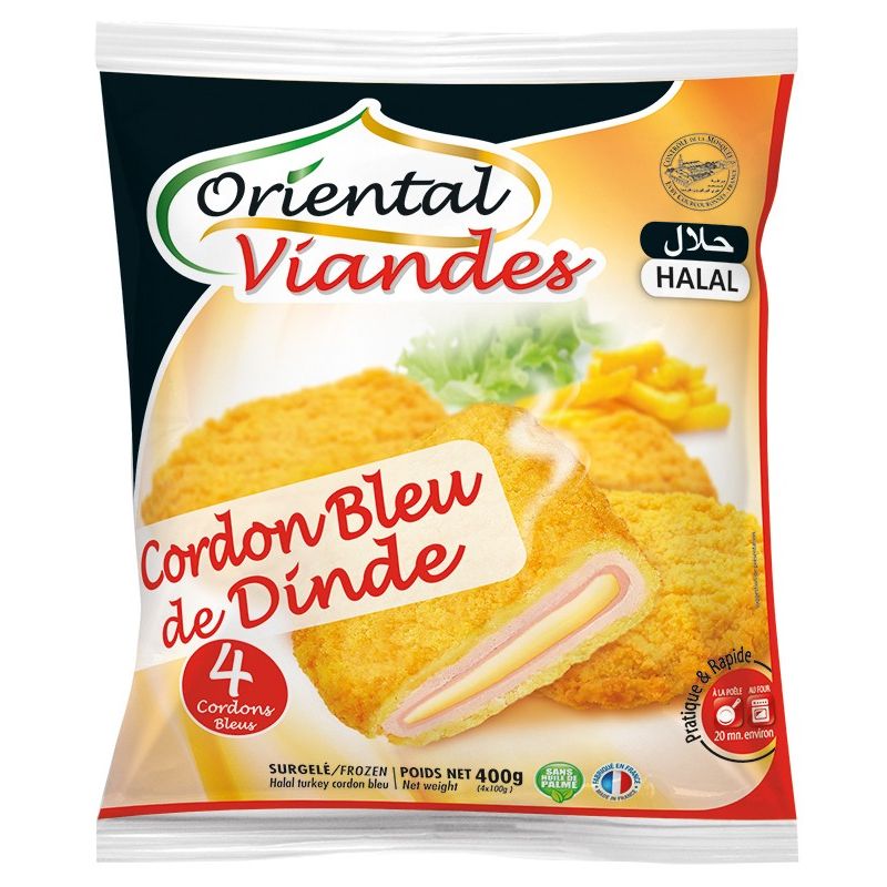 Oriental Viande Cordon Bleu Halal 400G