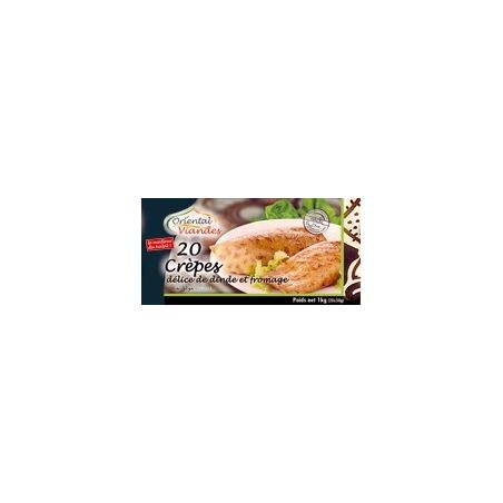 Oriental Viande Crepes Dinde Fromage Halal 20 1Kg