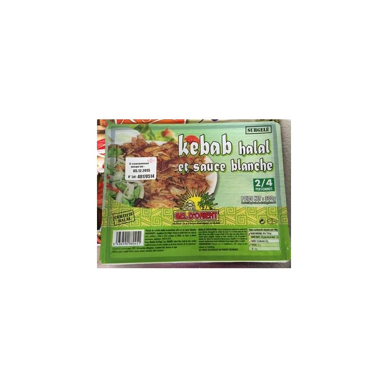 Netto Kebab Hallal+Sauce Blanche300G