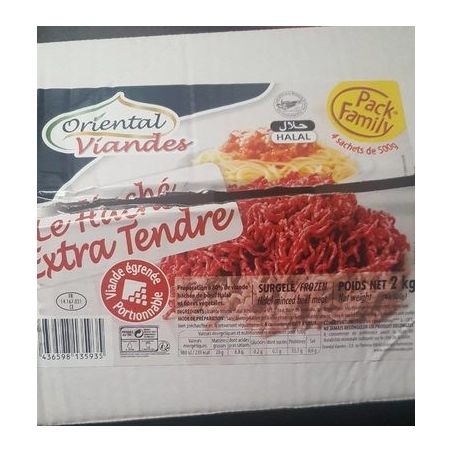 Oriental Viande 2Kg Le Hache De Bf Ex.Tend.Hal