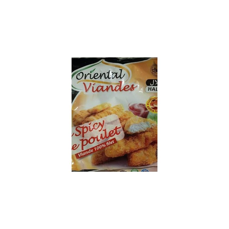 Oriental Viande 400G Spicy Tenders Plt Halal