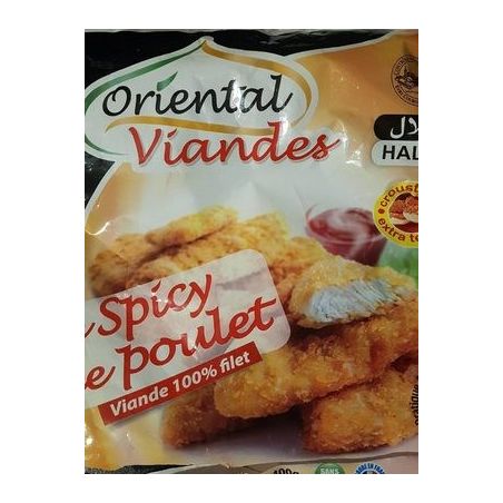 Oriental Viande 400G Spicy Tenders Plt Halal